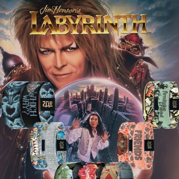 ZOX "DON'T LOSE YOUR HEAD" #708 Labyrinth MED COLLECTIBLE WRISTBAND - Picture 5 of 7